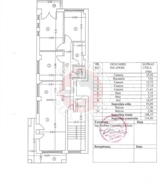 Turda | Apartamet 4 camere | 109mp | Decomandat | B9928